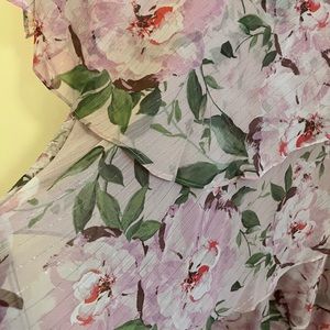 Beautiful floral tea length dress